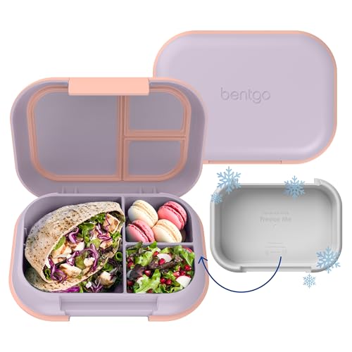 XL Leak-Proof Bento Lunch Box with Ice Pack, 5-Cup, 3 or 4 Compartment, BPA-Free, Dishwasher Safe P138