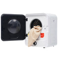 1.95cu.ft Clothes Dryer, 830W, Stainless Steel Tumbler, 5 Programs, Black Door L46852
