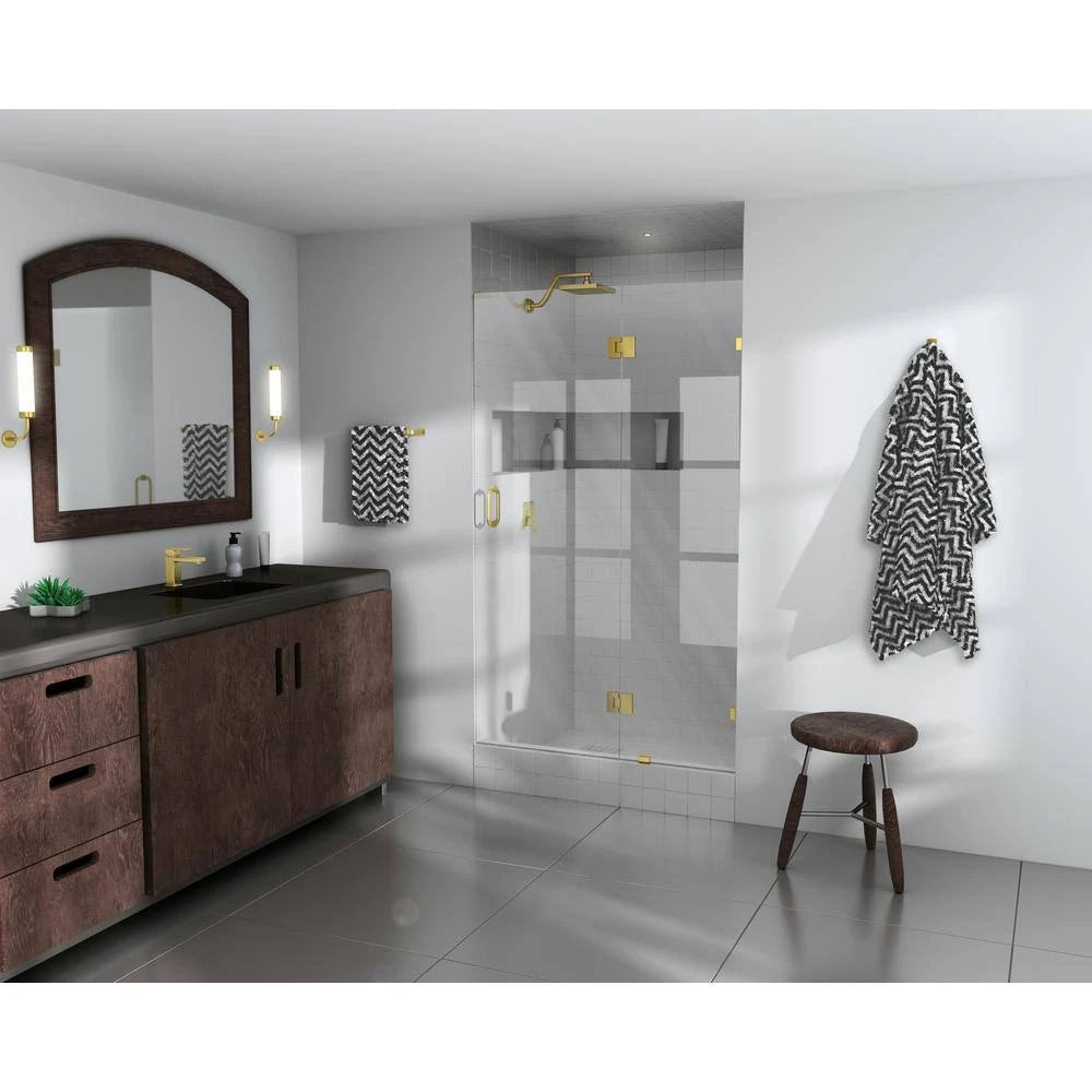 40x22 x 78x22 Hinged Frameless Shower Door O858670