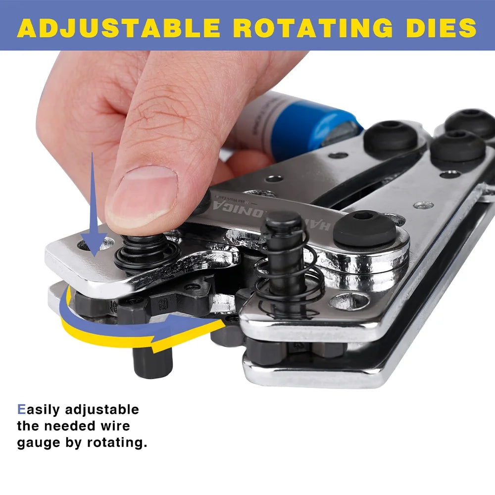 Battery Cable Lug Crimping Tool for AWG 10 8 6 4 2 1/0 A638857