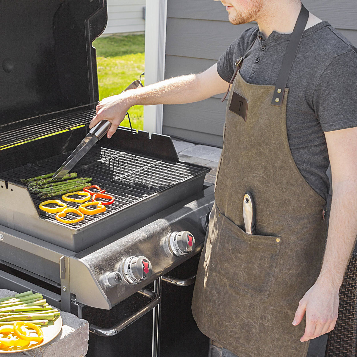 Men's Waxed Canvas Apron C443621
