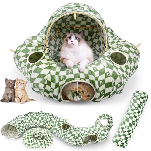 Plush Cat Tunnel Bed Y211