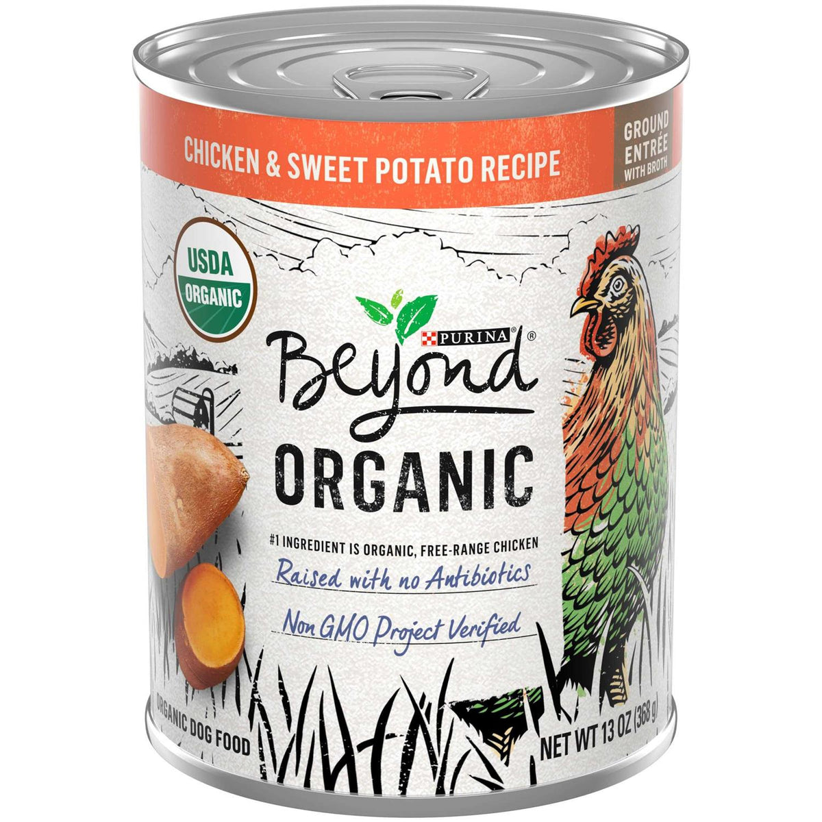 Organic Chicken Recipe Wet Dog Food K218