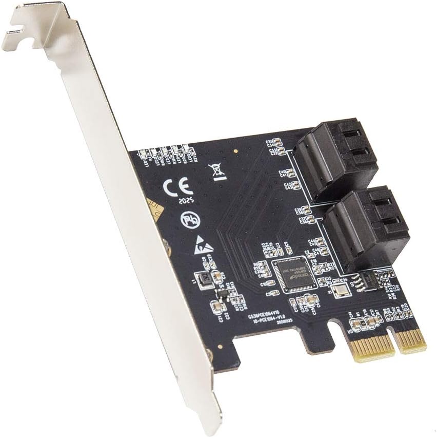 10 Port SATA III to PCIe 3.0 x1 Expansion Card R777