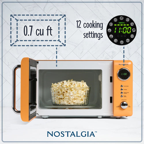 0.7 Cubic Foot 700-Watt Countertop Microwave Oven T760