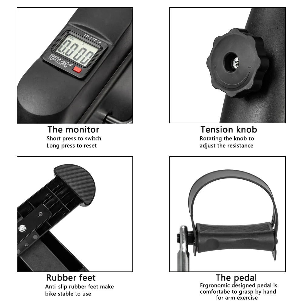 Mini Exercise Bike Pedal Exerciser with LCD Display C1039