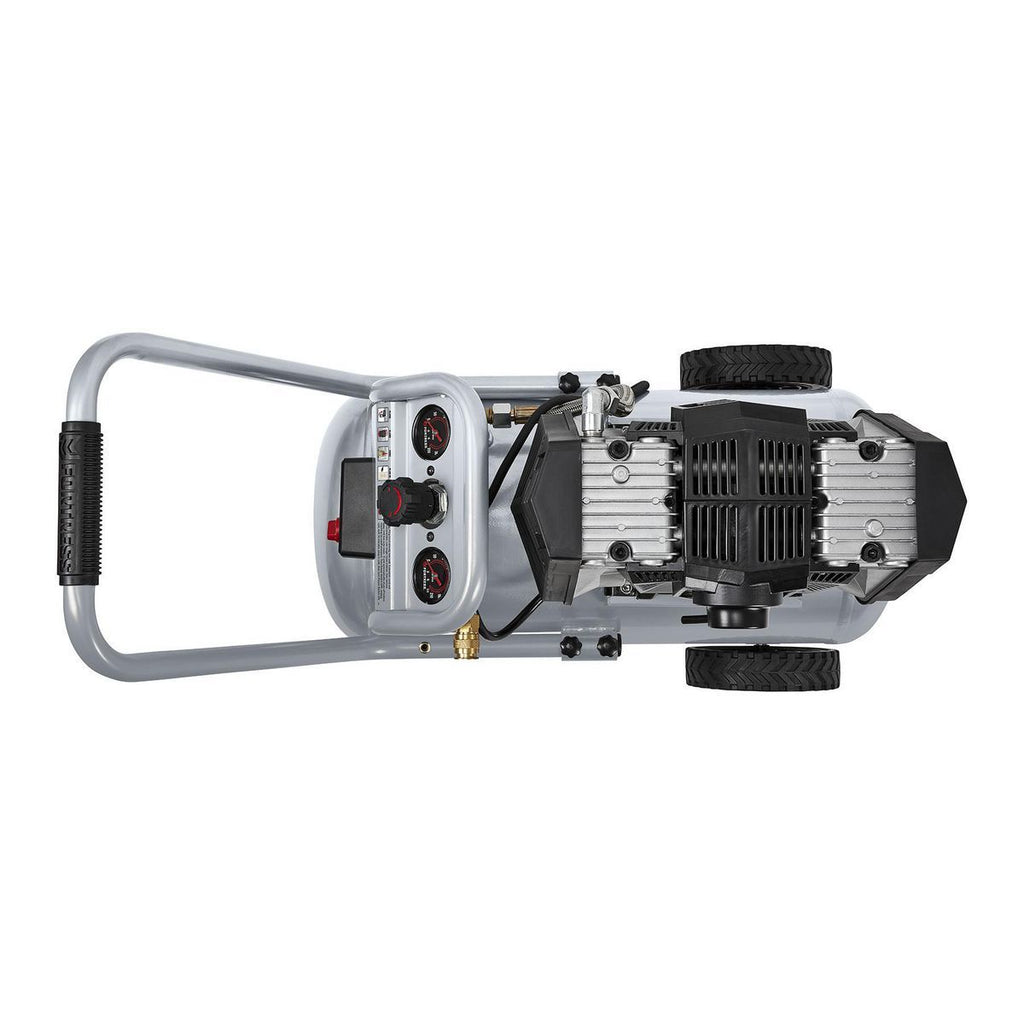 10 Gallon 175 PSI Oil-Free Horizontal Air Compressor D2775