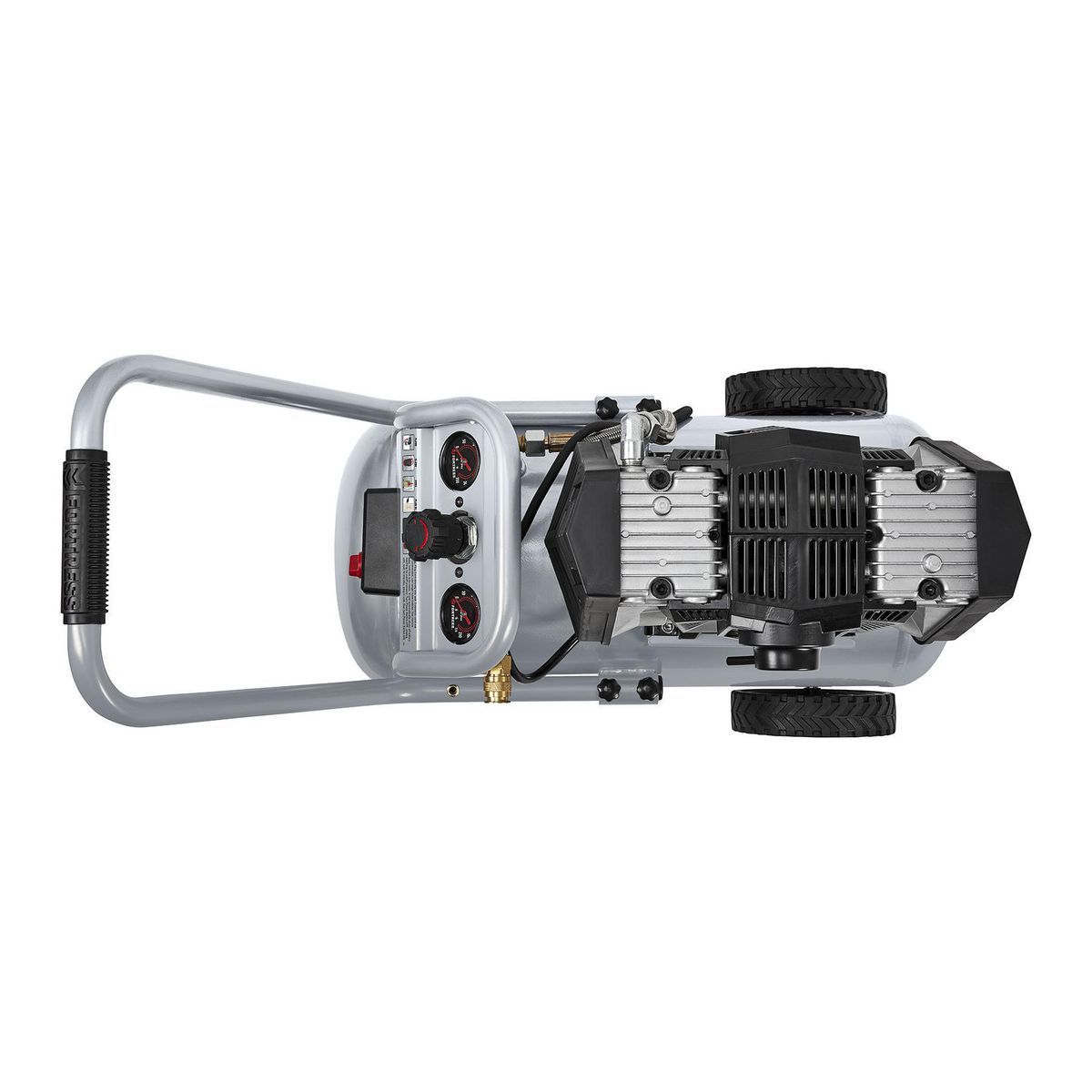 10 Gallon 175 PSI Oil-Free Horizontal Air Compressor D2775
