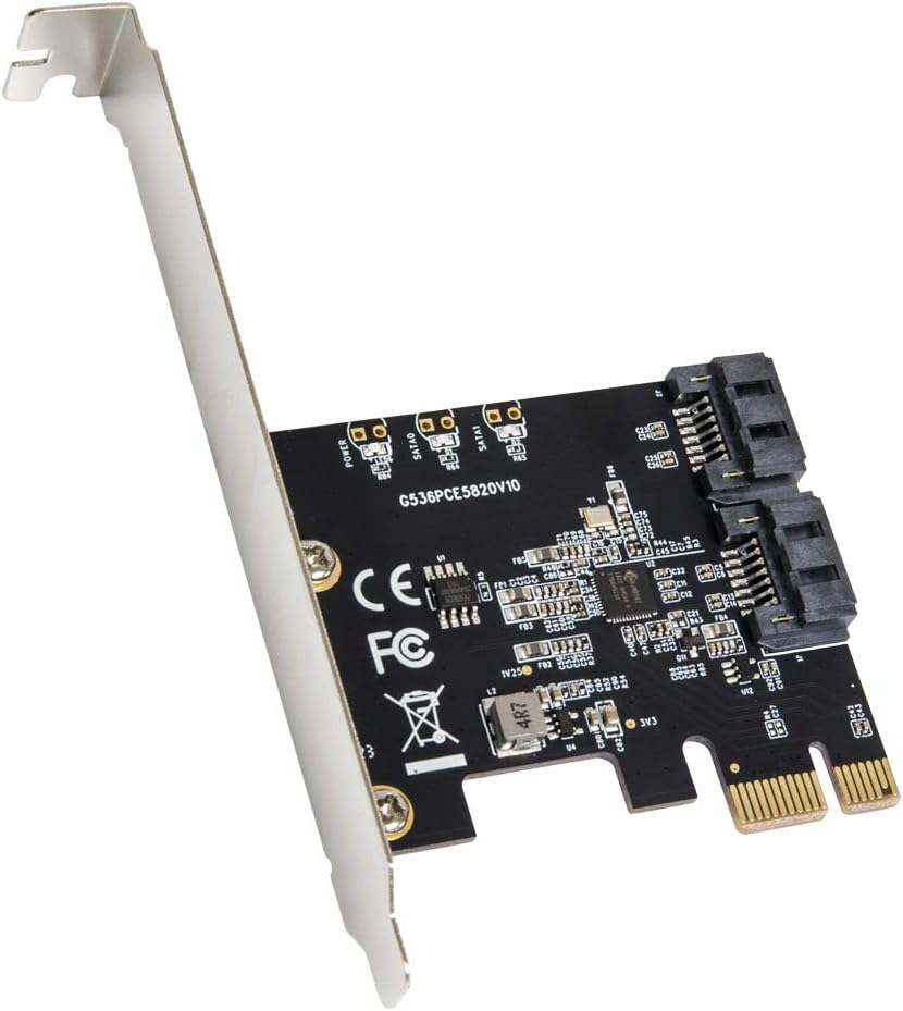 10 Port SATA III to PCIe 3.0 x1 Expansion Card R777
