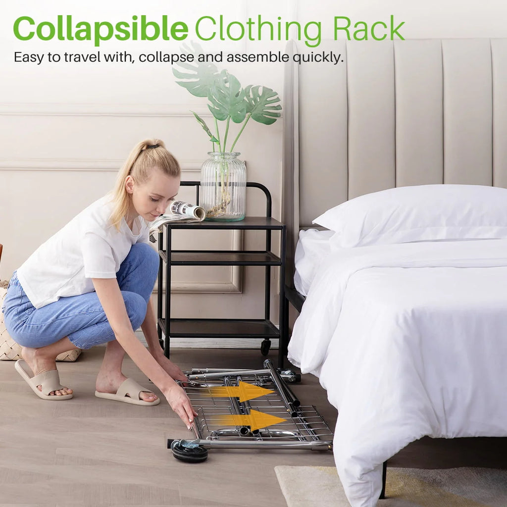 450 lbs Clothing Rack with Shelves C740
