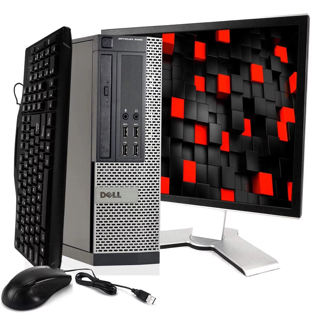 Intel Quad-Core i5 Desktop Computer PC, 250GB HDD, 16GB DDR3 RAM, Windows 10 Pro, 19in Monitor, USB Keyboard and Mouse B356093