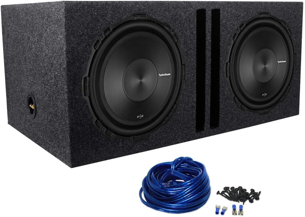 12 1600W Car Subwoofers with Dual Vented Sub Box C917