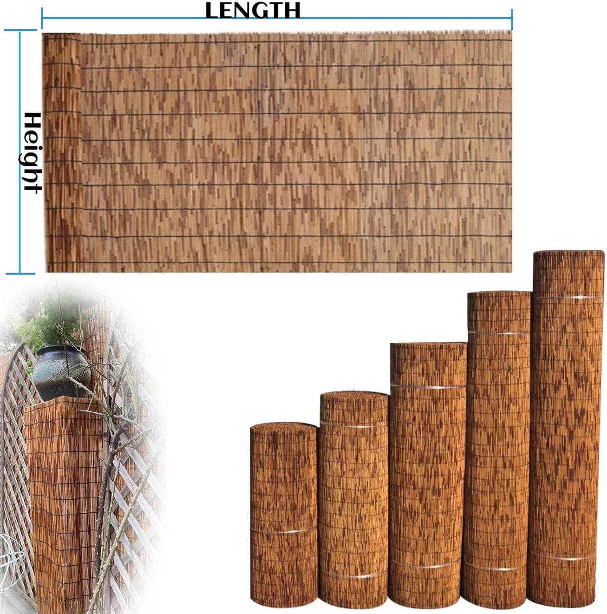 Bamboo Fencing Fence Roll A4741