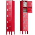 Blue 5 Doors Steel Locker Storage Cabinet W62279
