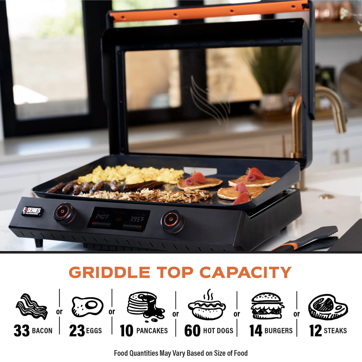 22 Electric Tabletop Griddle with Prep Cart Z8934