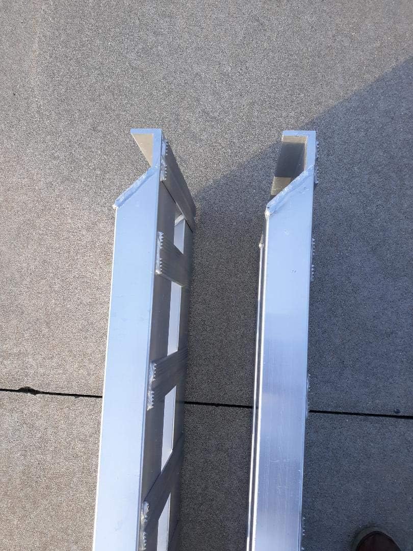 10,000 LB Aluminum Car Truck Skid Forklift Ramps Trailer Hook 2 Ramps B477