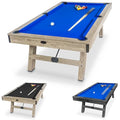 8 ft Pool Table with Wood Finish N286