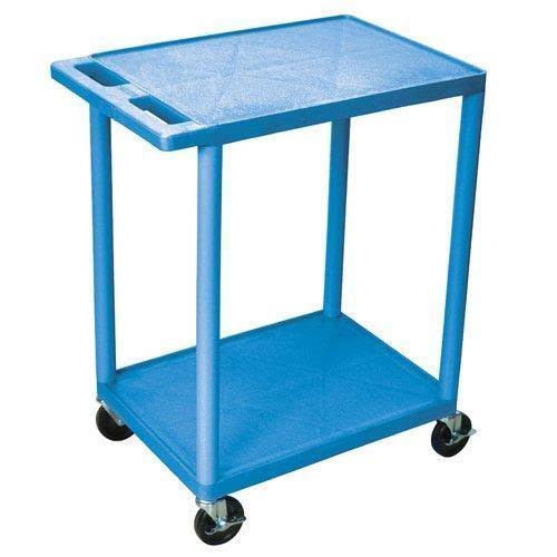 2 Shelf Utility Cart Black O156