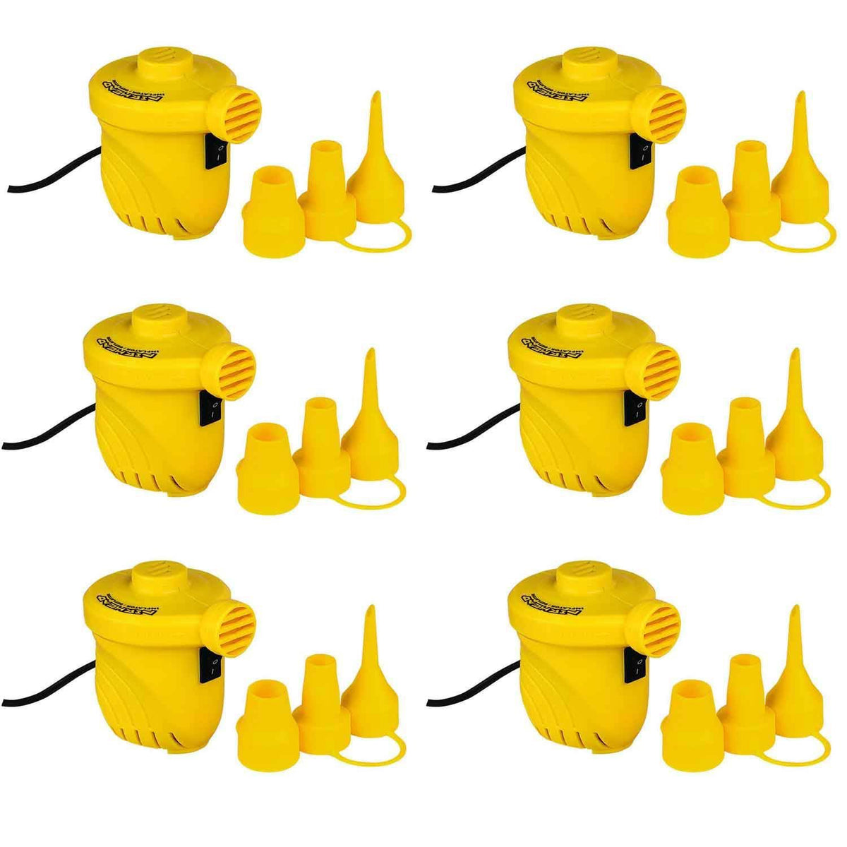 12V Hi Output Portable Air Pump Inflatables Towables (6 Pack) S78122