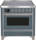 Blue Grey 36 Induction Range with Electric Oven P501163