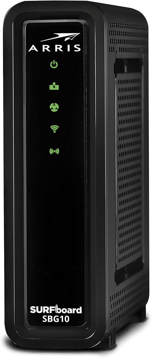 DOCSIS 3.0 Cable Modem & AC1600 Dual Band Wi-Fi Router (black) Pack of 2 E463262