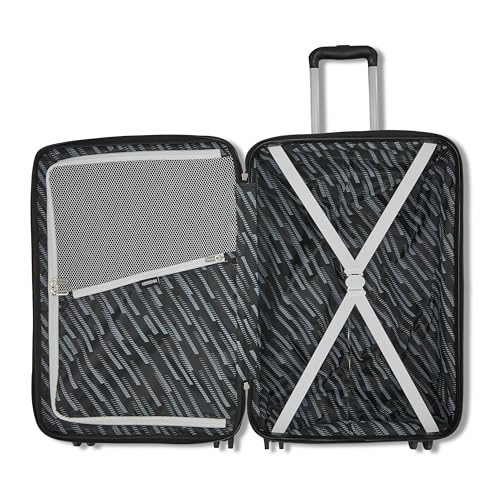 Black 3 Piece Hardshell Spinner Luggage Set W9232