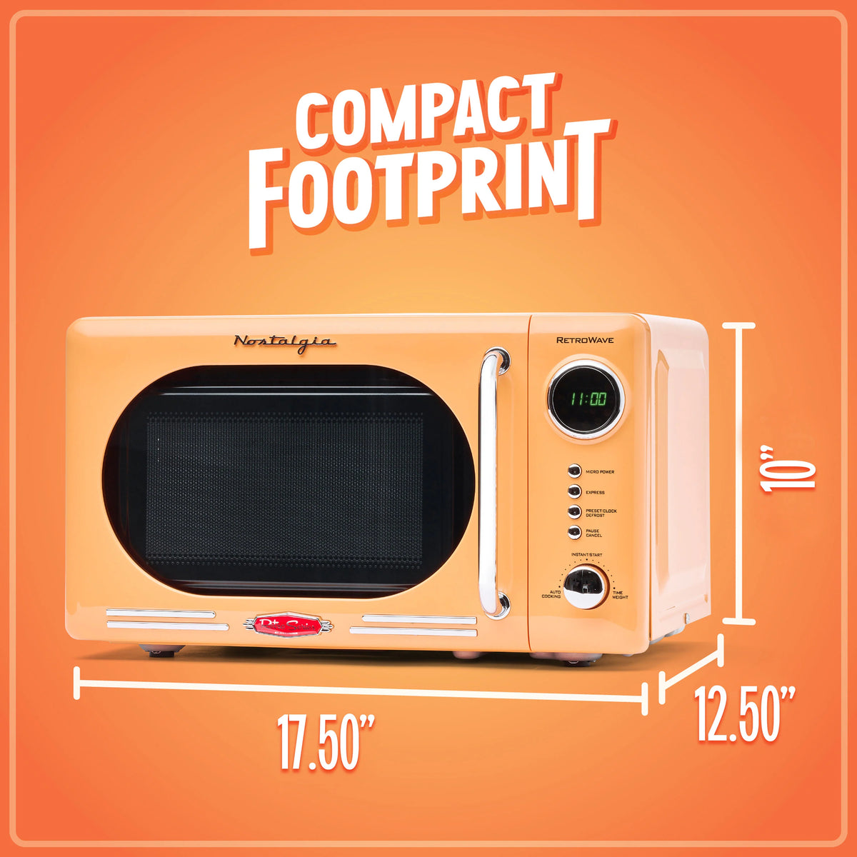 0.7 Cubic Foot 700-Watt Countertop Microwave Oven T760