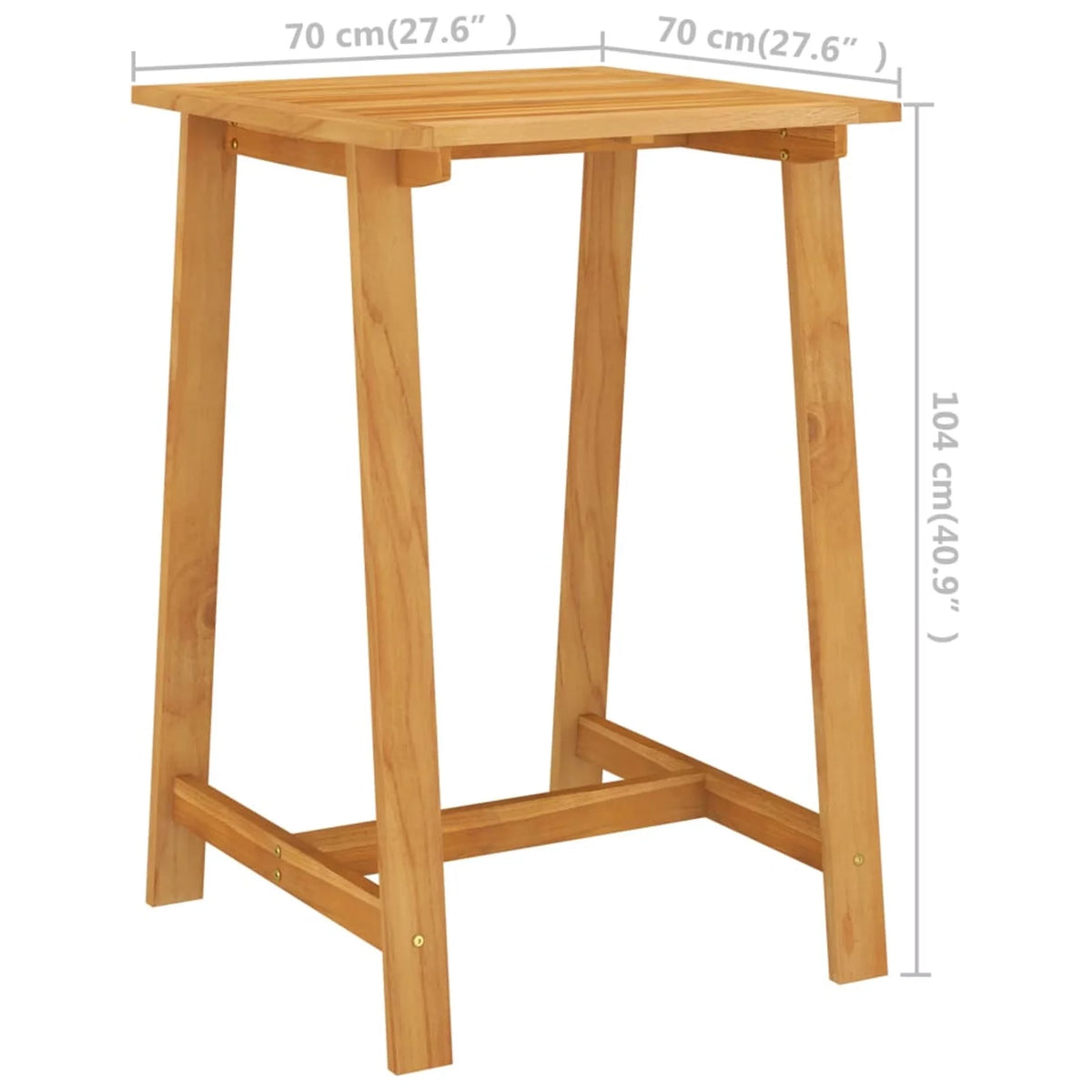 Acacia Wood Counter Height Bar Table A2538