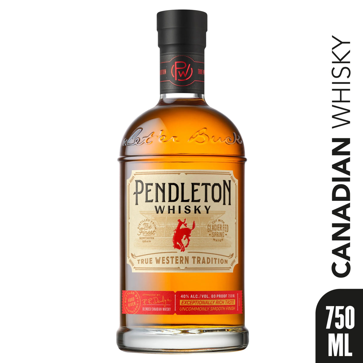 Canadian Whiskey 750 ml Glass Bottle M3759