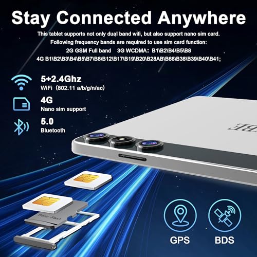 10 inch 128GB Storage 14GB RAM Android 14 Tablet O6847