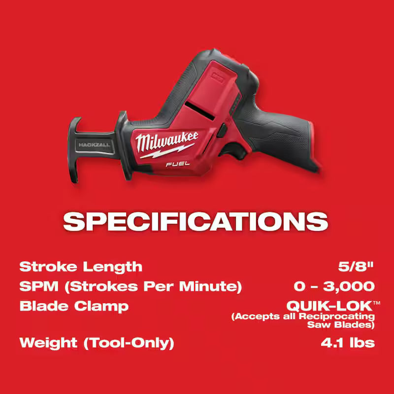 12V Cordless Reciprocating Saw Kit with Compact Flood Light J88122