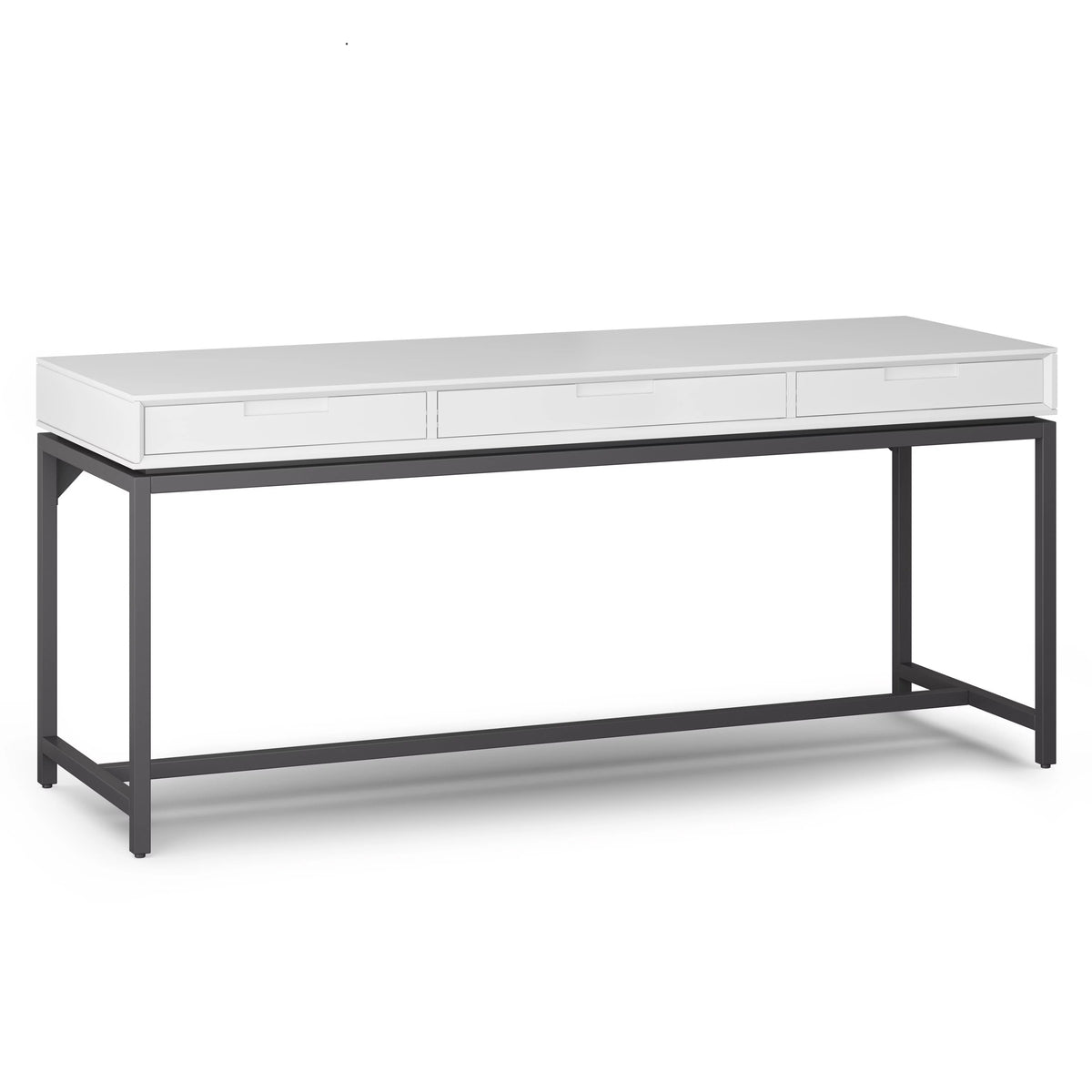 Solid Wood 72 in. W Desk with Keyboard Tray F747660