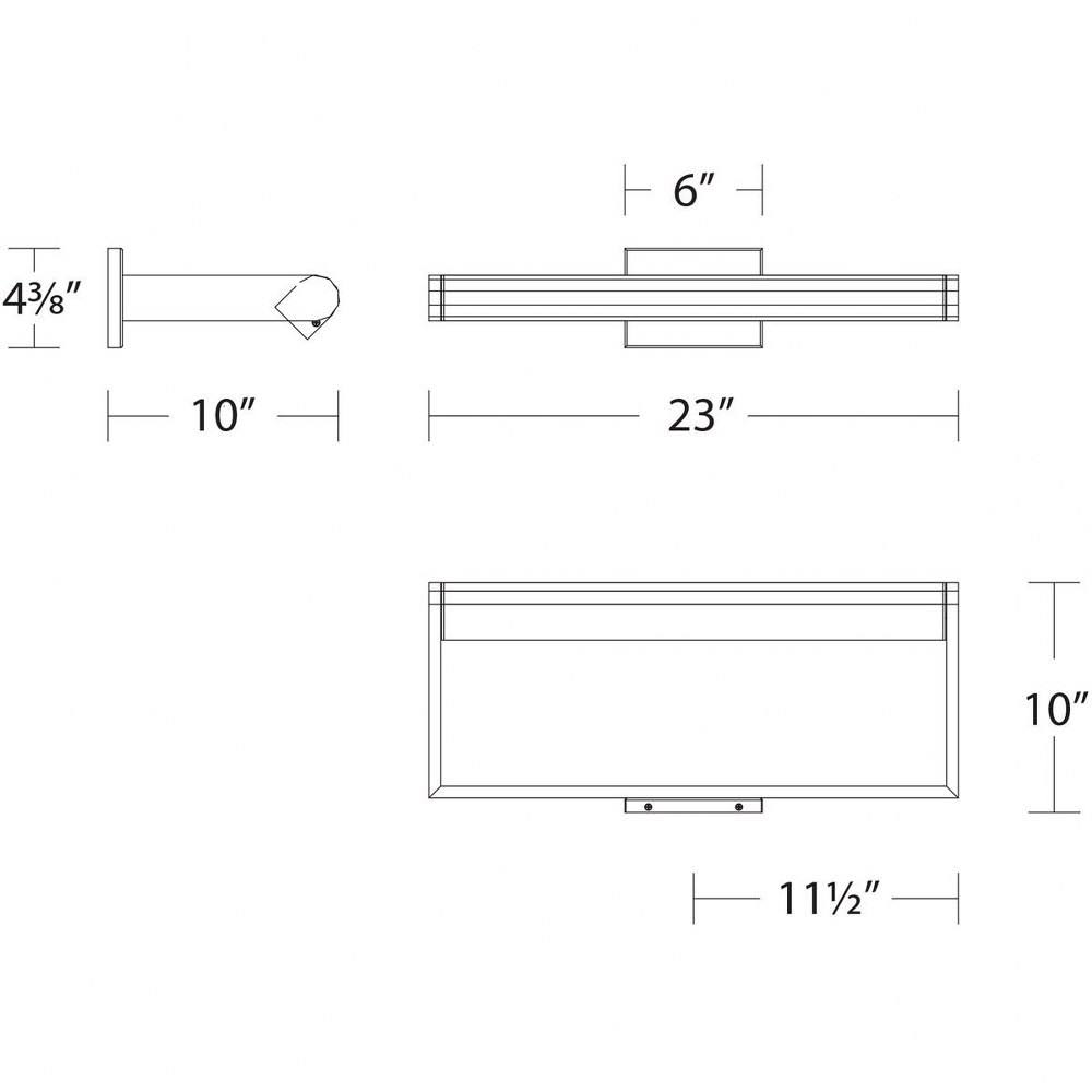 Black LED Picture Light D937