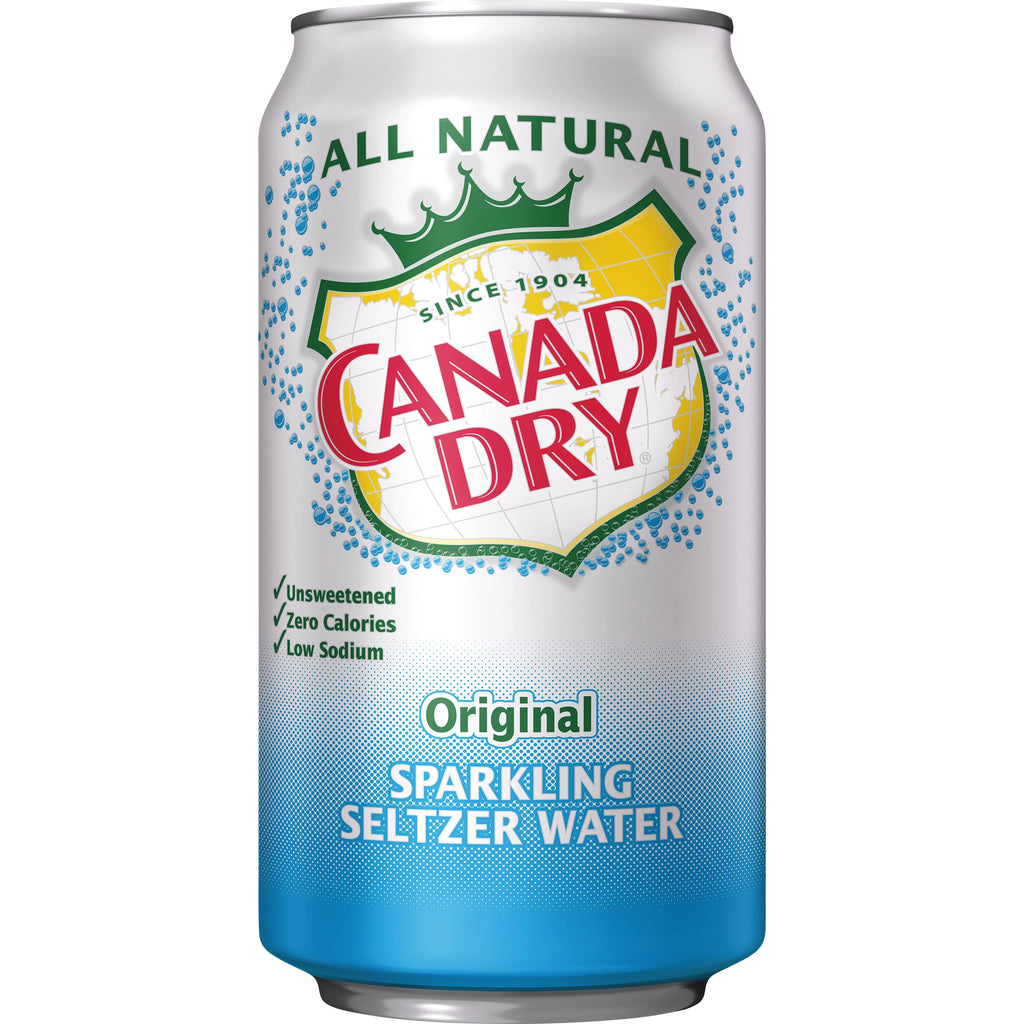 12 Pack Sparkling Seltzer Water, 12 fl oz cans Y791