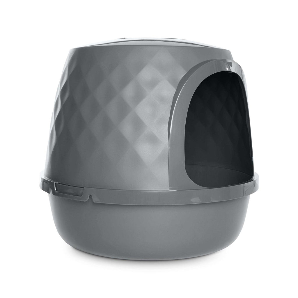Geometric Covered Cat Litter Box V6653