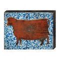 Cow Art on Board Wall Decor E139