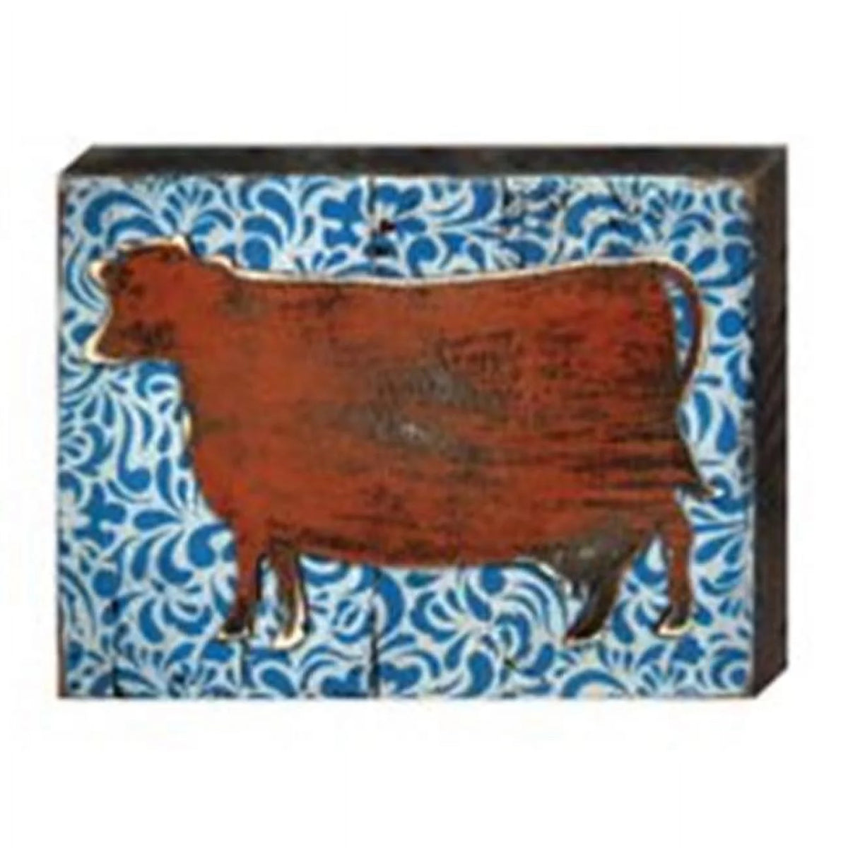 Cow Art on Board Wall Decor E139