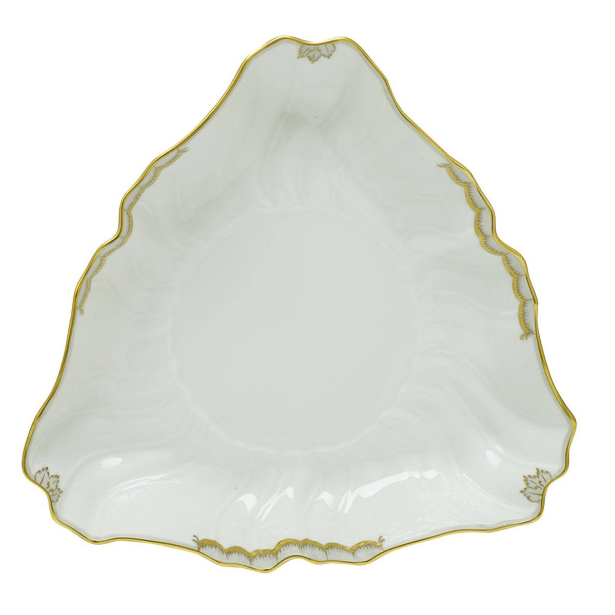 Gray Triangle Dish L8356
