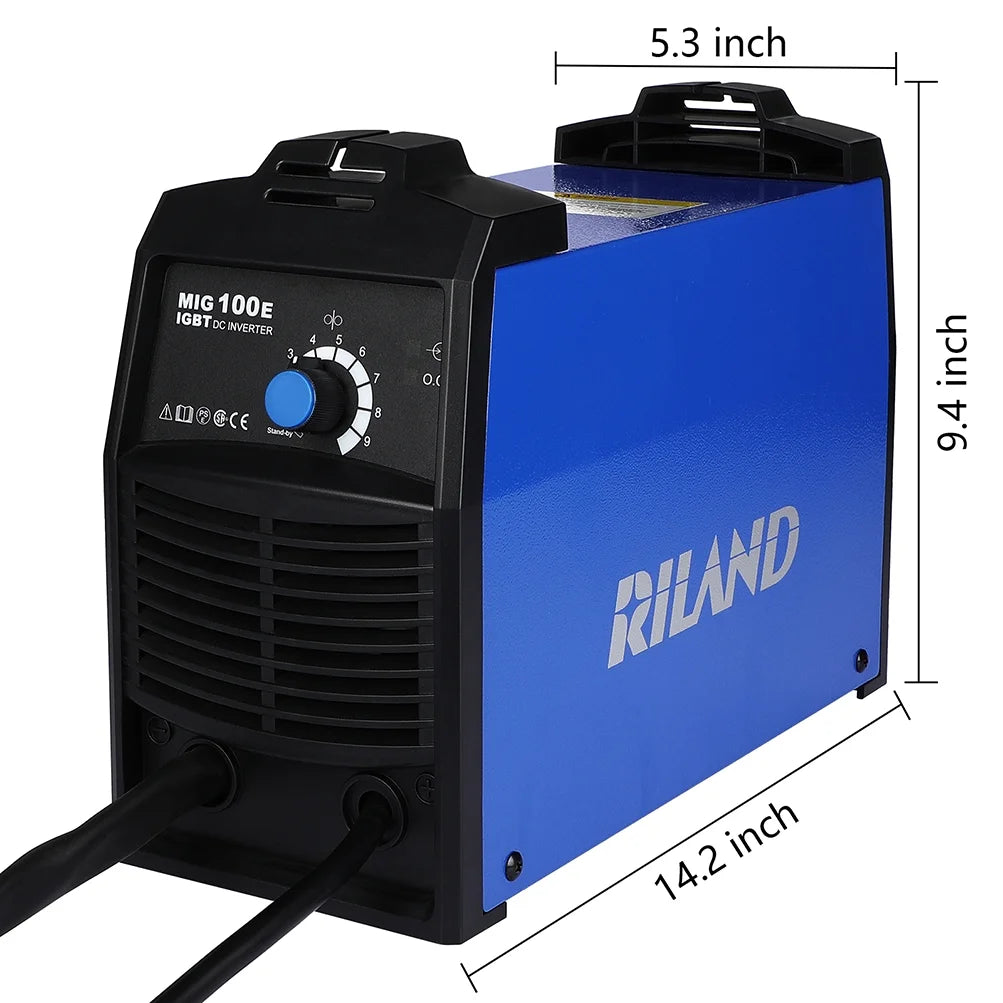 MIG Welder Machine, 110V/120V, 30-90Amp, Gasless Core Wire, Adjustable Speed Control W79690