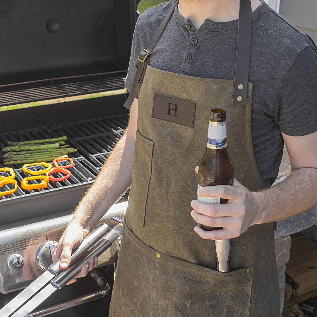 Men's Waxed Canvas Apron C443621