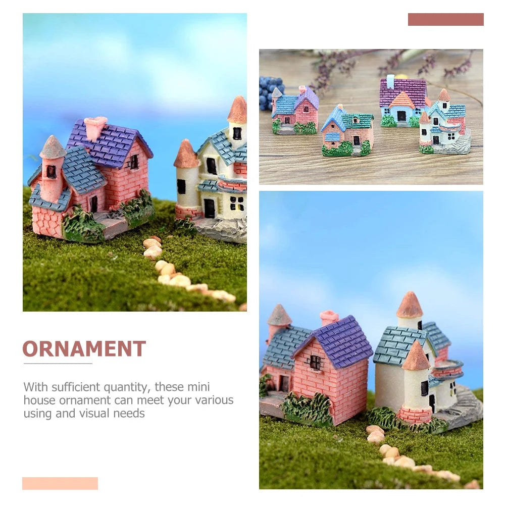 Miniature House Resin Ornament A53473