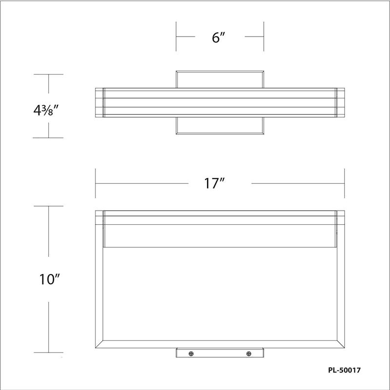Black LED Picture Light D937