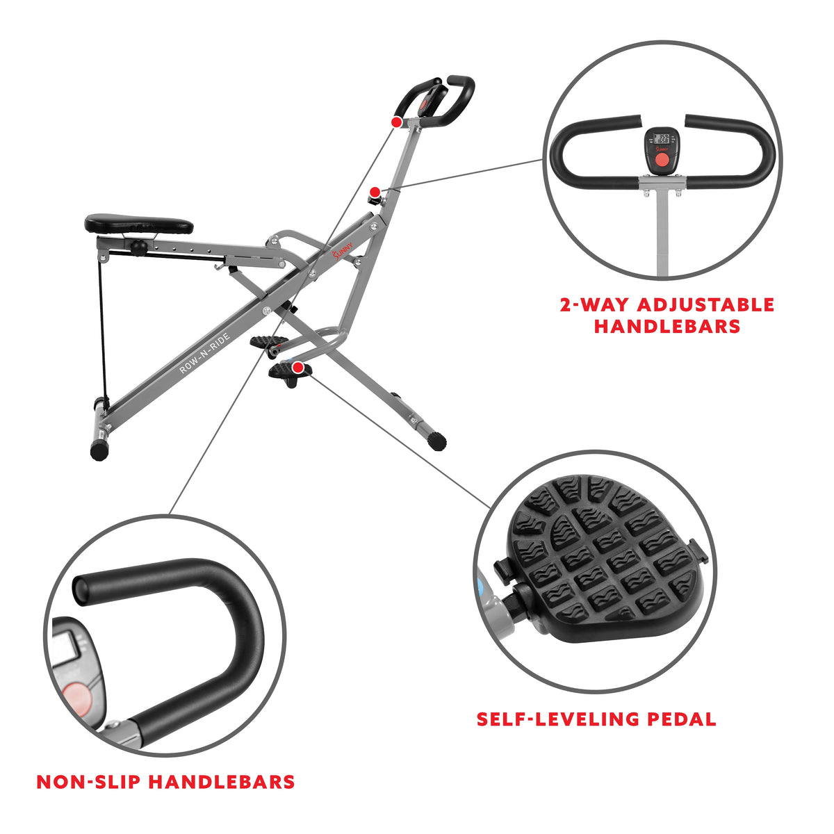 Upright Row-N-Ride Exerciser F10222