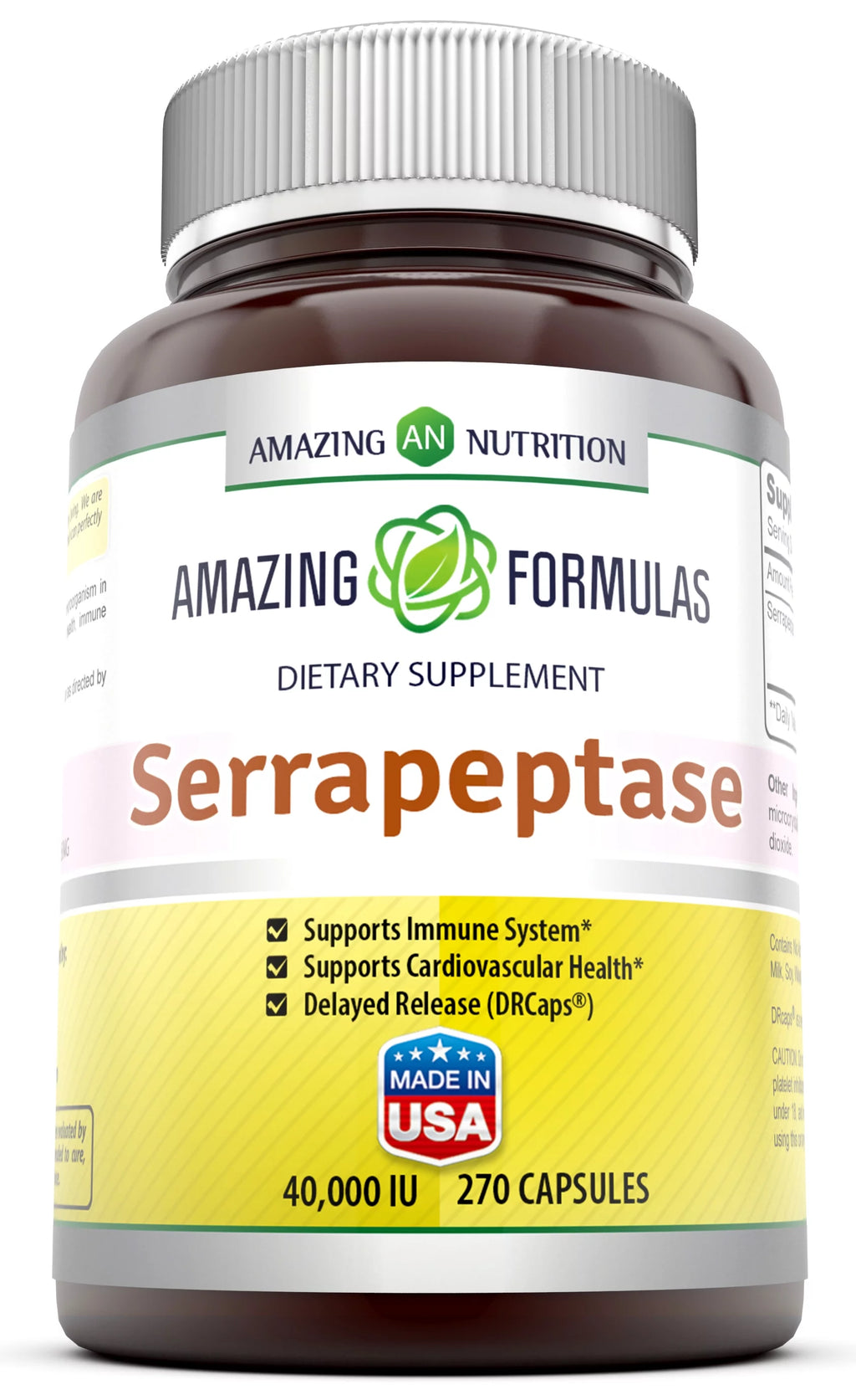 Serrapeptase 40000 IU 270 Capsules O1447