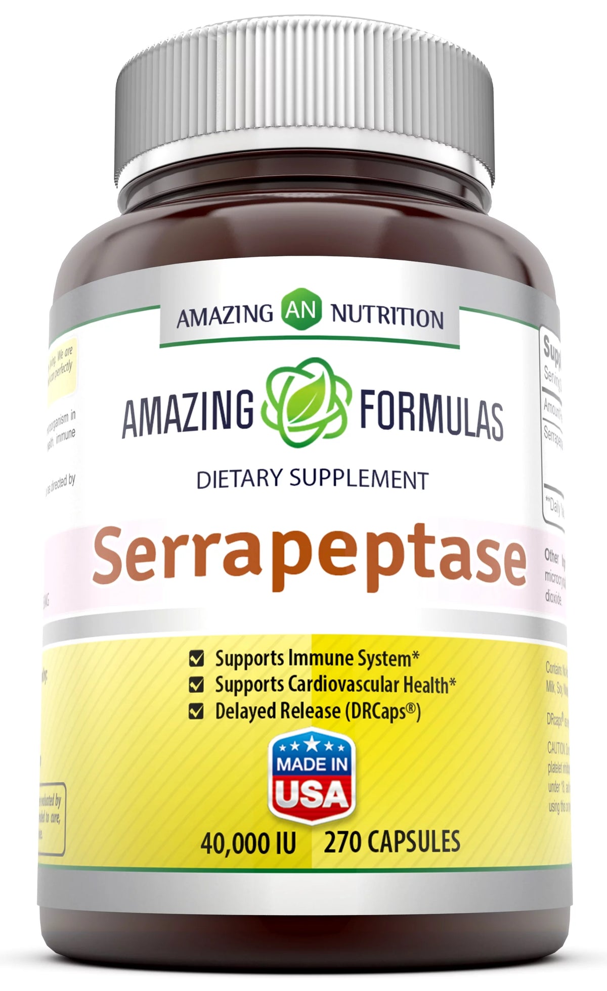 Serrapeptase 40000 IU 270 Capsules O1447