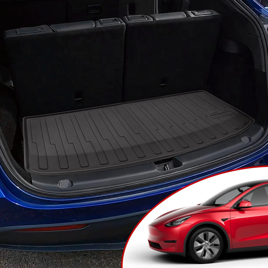 Tesla Model Y Trunk Mat Floor Mats Cargo Liner (Four Trunk Mats + Floor Mats) S362