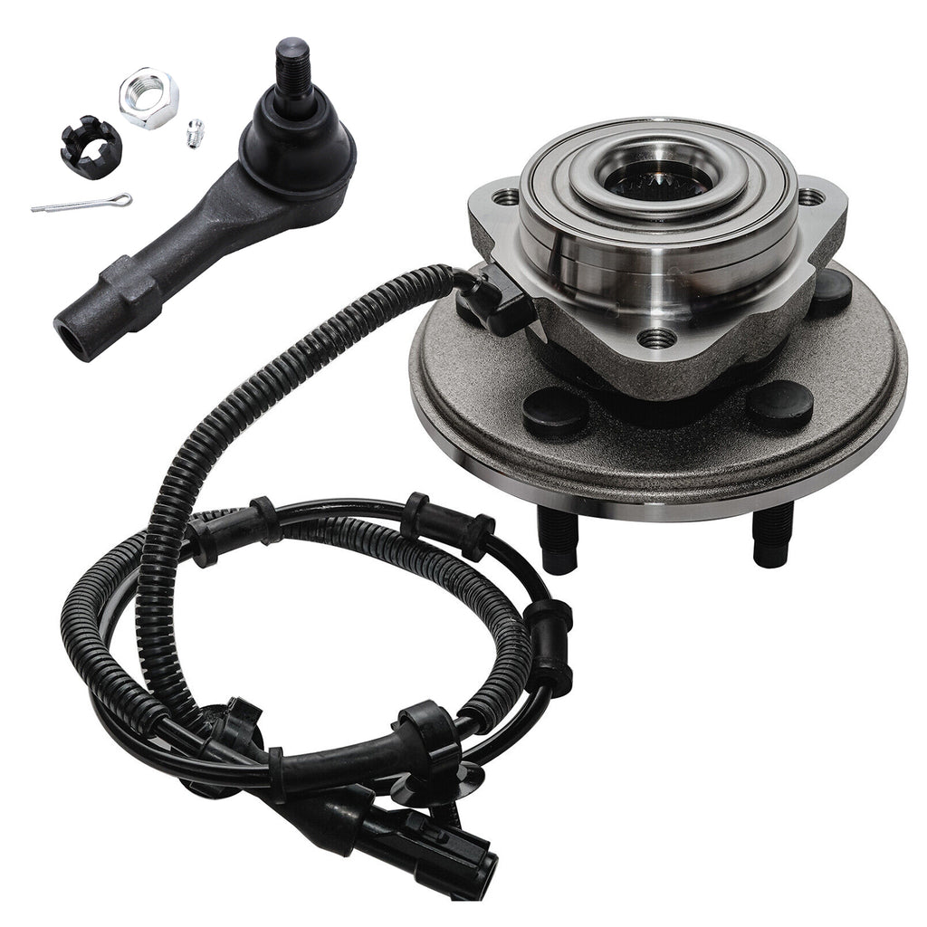 Front Wheel Bearing Hub and Tie Rod End for Ford Explorer 4-Door B2437