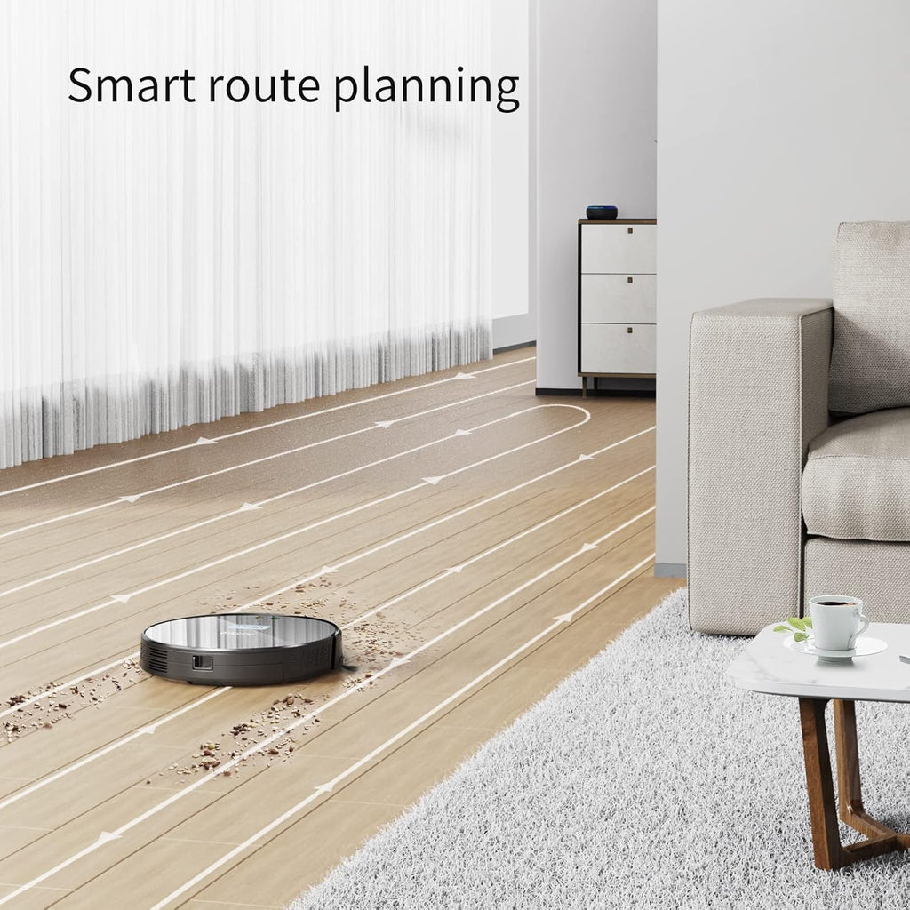 2-in-1 Robot Vacuum and Mop Combo, 2000Pa, 100mins Runtime W849