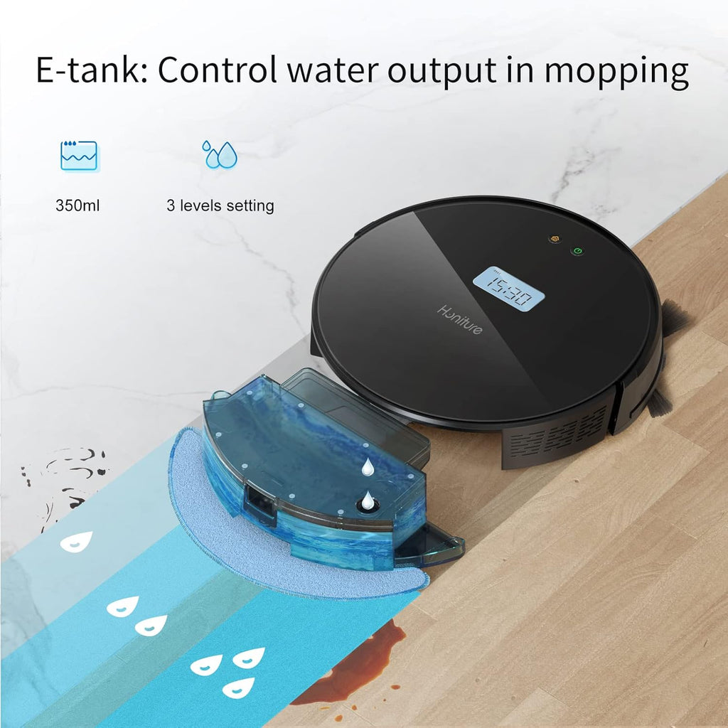 2-in-1 Robot Vacuum and Mop Combo, 2000Pa, 100mins Runtime W849