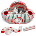 Plush Cat Tunnel Bed Y211